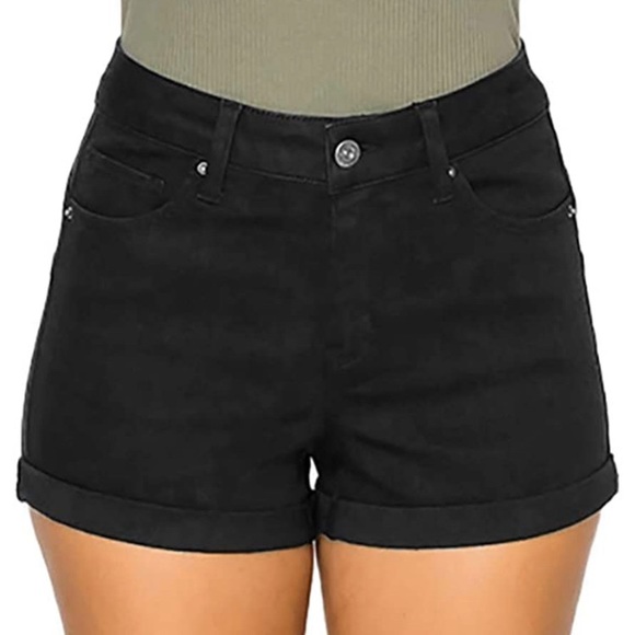 New Black Denim Shorts - Picture 2 of 4